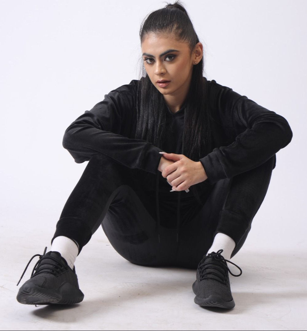 Robertson Classic Velour Hoodie Nomad main image 0