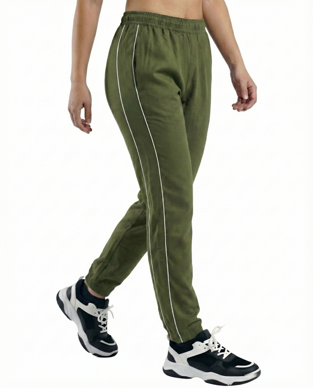 WOMEN TRACKLINE JOGGER OLIVE