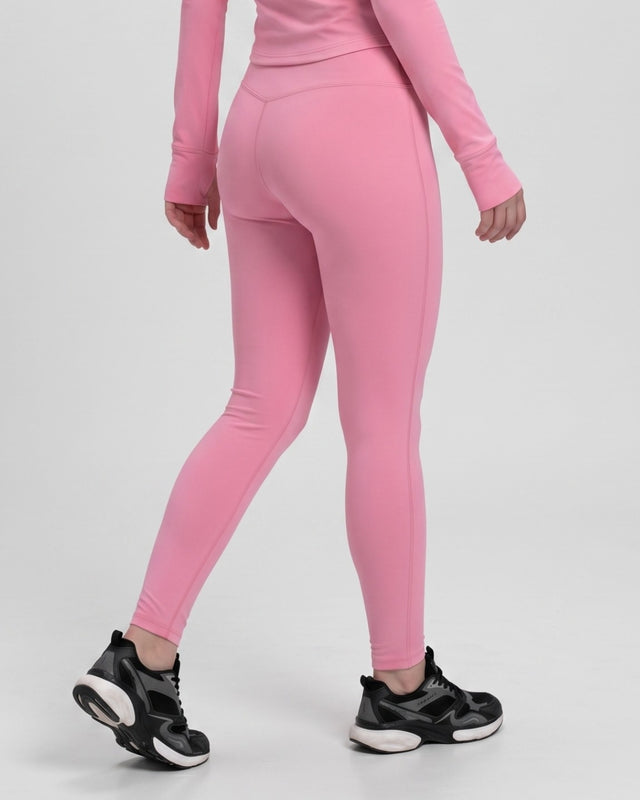 High Waisted Leggings Baby Pink