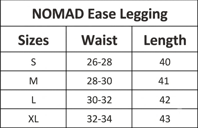 NOMAD Ease Legging Camel Brown