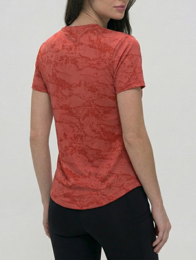 CLOUD WASH CAMO TEE RED