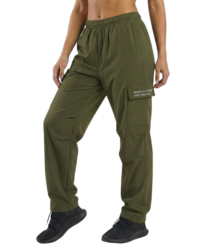 WOMENS UTILITY CARGOS OLIVE