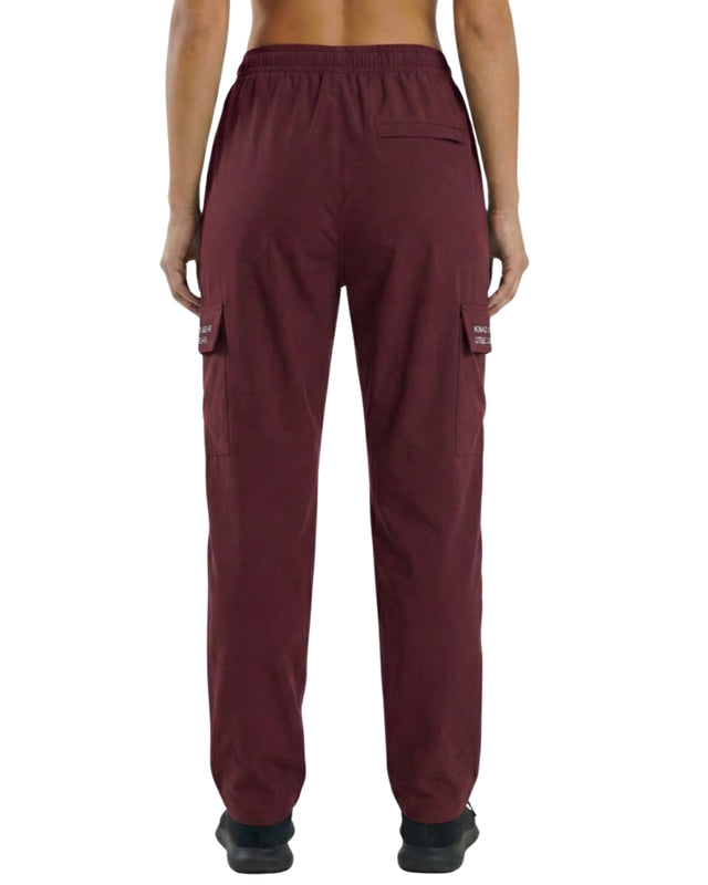 WOMENS UTILITY CARGOS MAROON