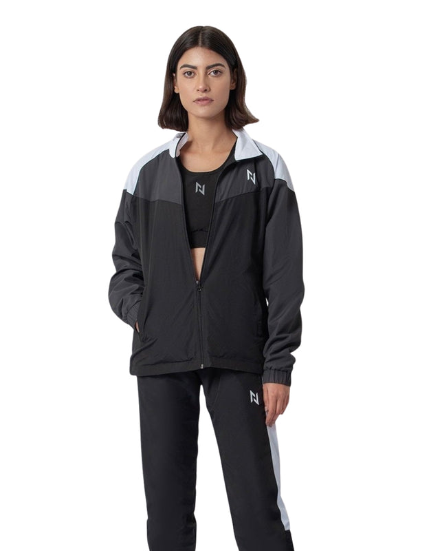 Black Supersoft Tracksuit Jacket