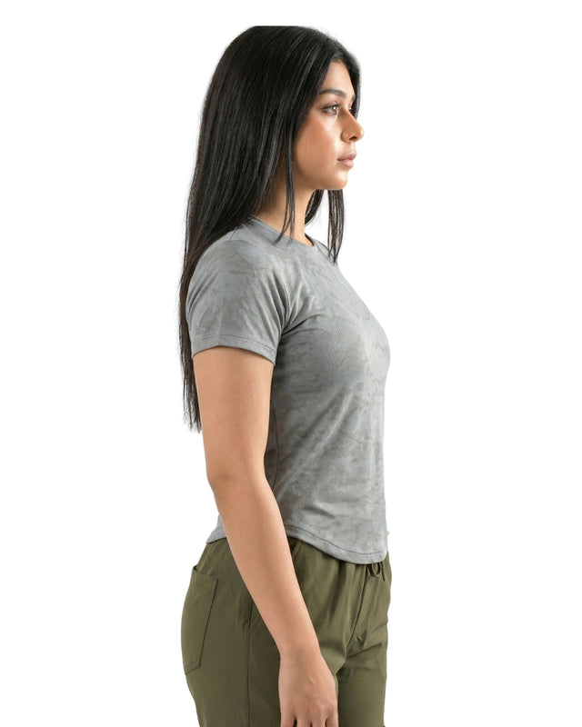 CLOUD WASH CAMO TEE GREY