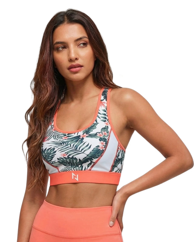 Aero Dry Floral Sports Bra