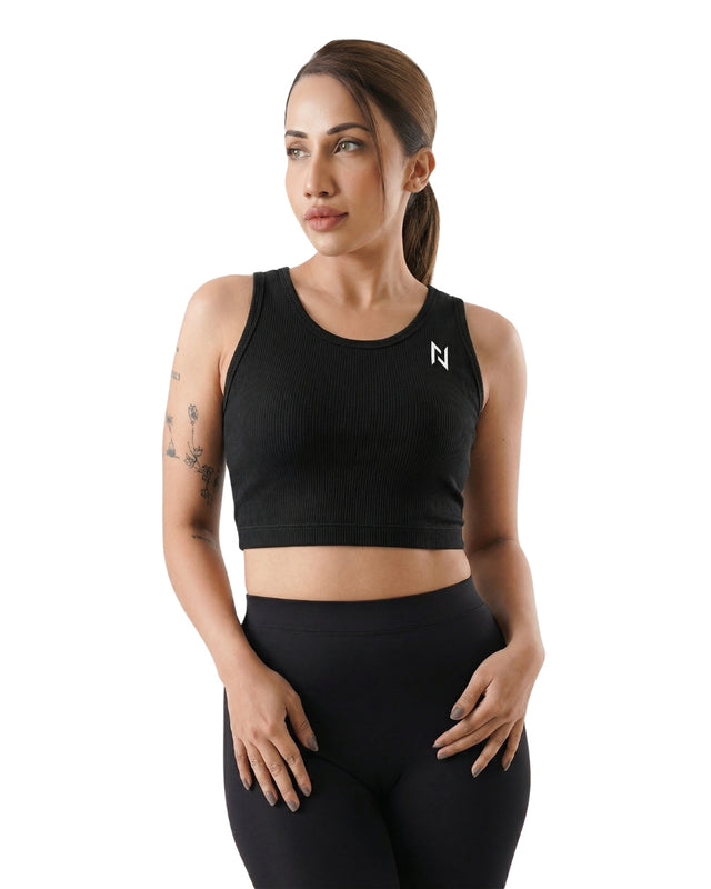 RIB CROP TANK
