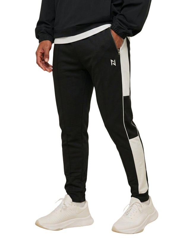 Black Side Panel Trousers