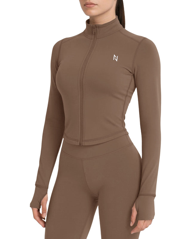 High Waisted Leggings LIGHT BROWN