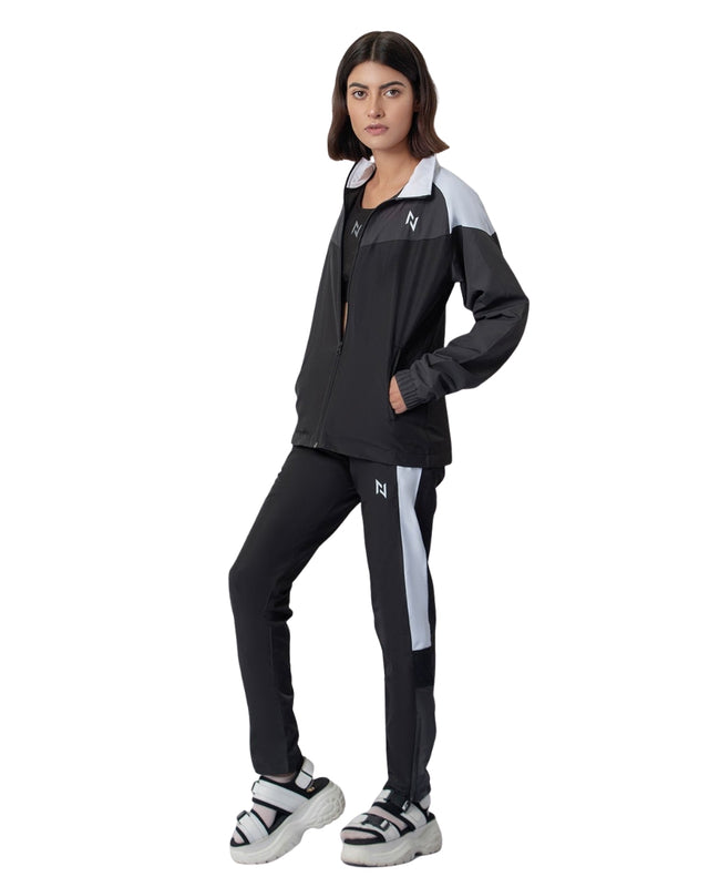 Black Supersoft Tracksuit Jacket