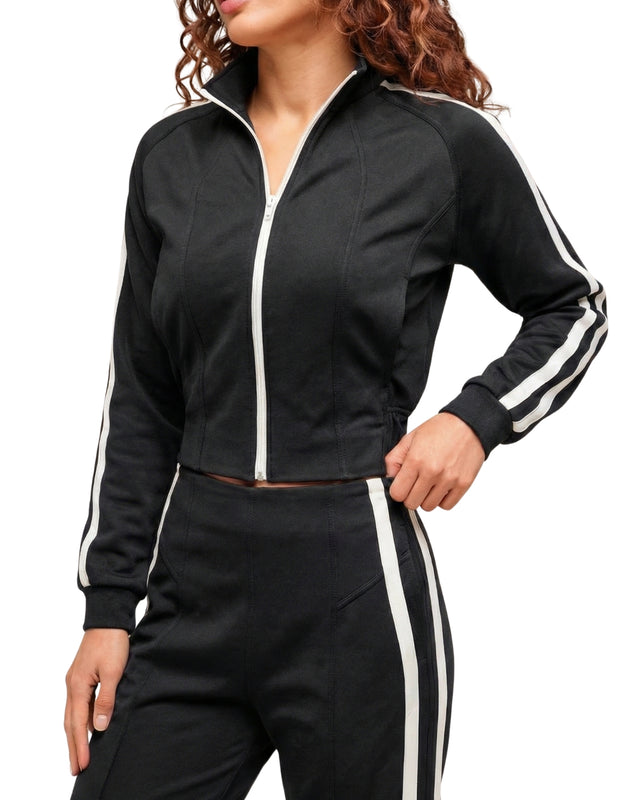 Prime Fleece Zipper Jacket Black