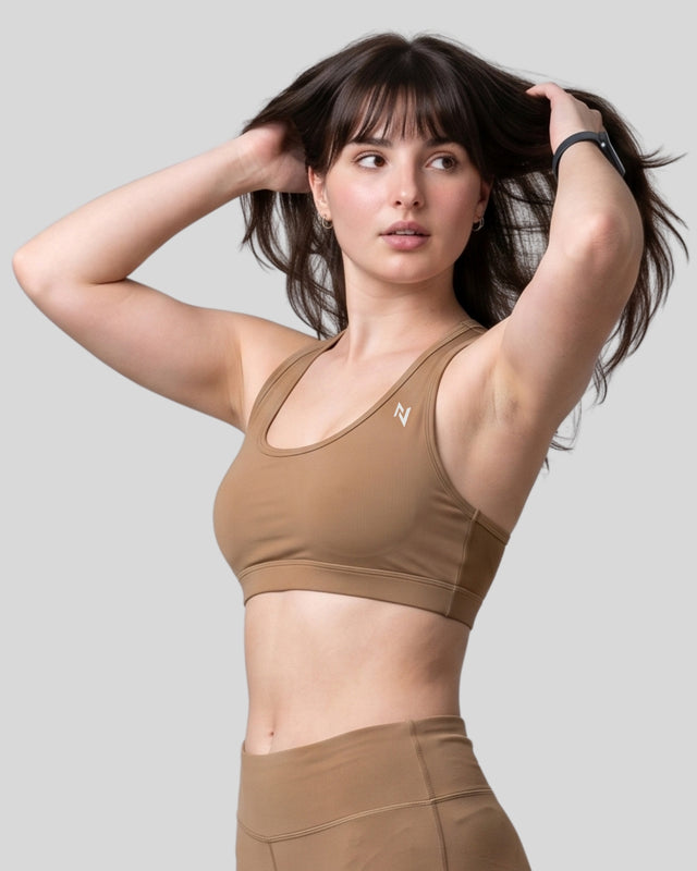 High Impact Bra Camel Brown