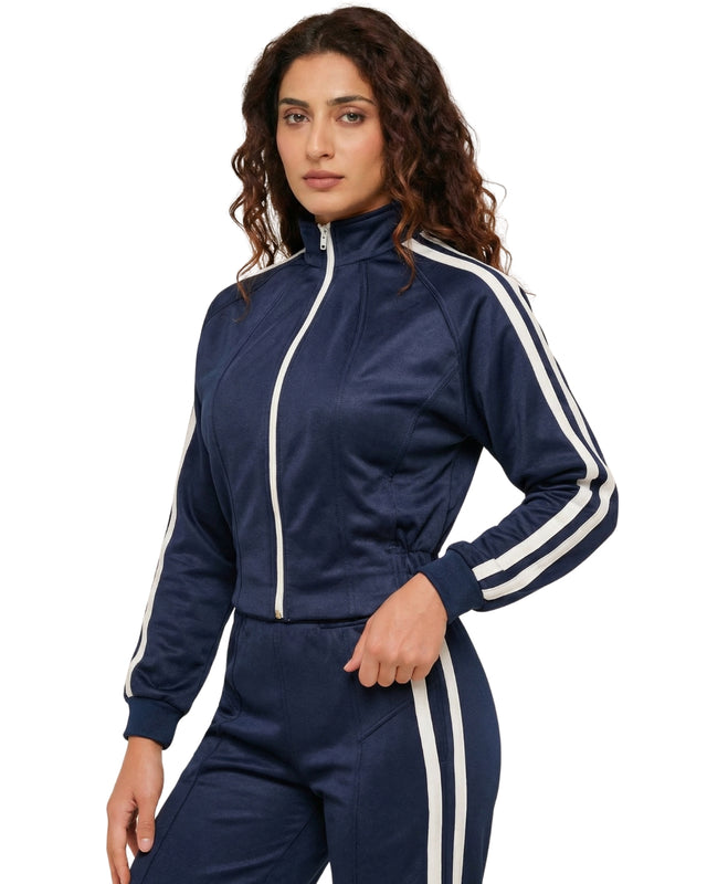 Prime Fleece Zipper Jacket Navy