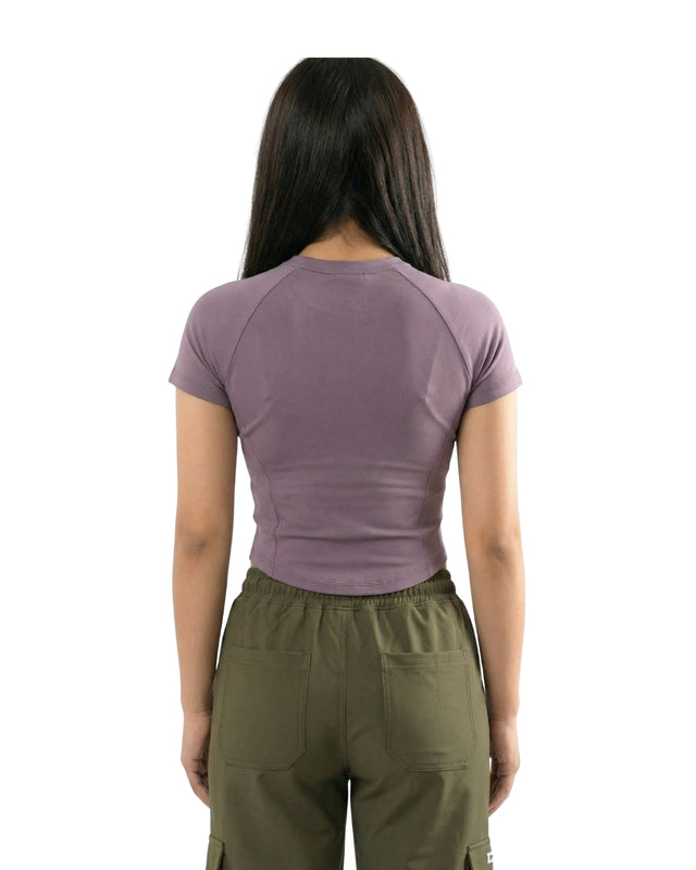 FLEX FORM COTTON TEE LILAC