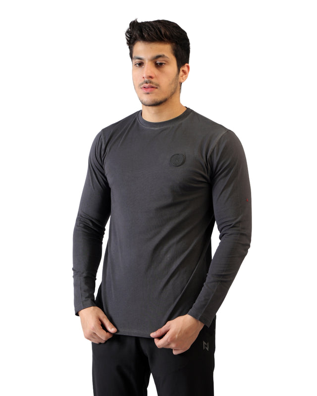 T-Shirt Crew With Badge