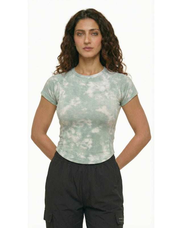 FLEX FORM COTTON TEE MINT GREEN CAMO