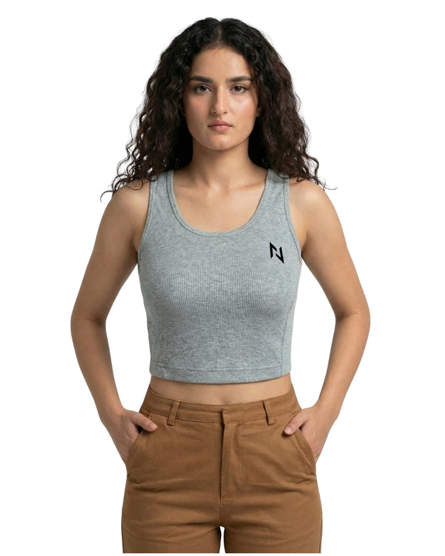 RIB CROP TANK