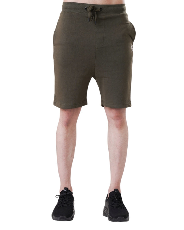 ESSENTIAL LOUNGE TERRY SHORTS OLIVE