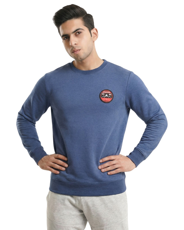 Sweatshirt Crew With Badge