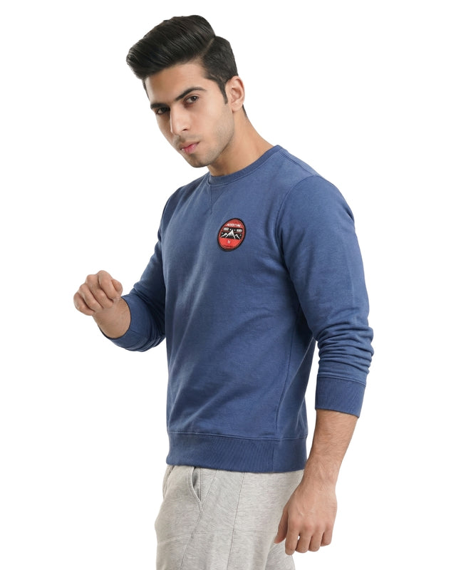 Sweatshirt Crew With Badge