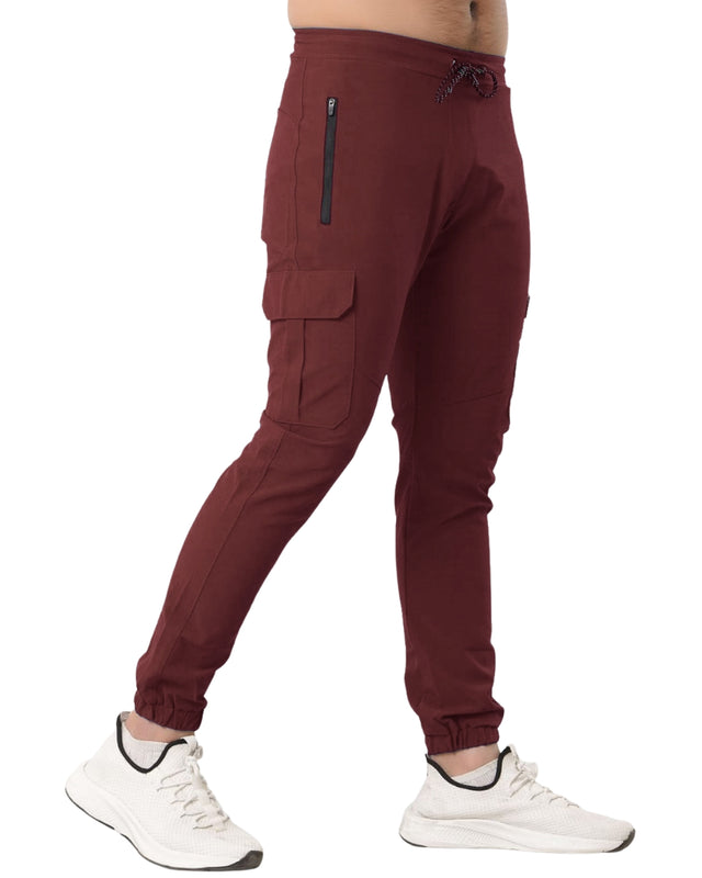 NMD CARGO TROUSER BURGUNDY