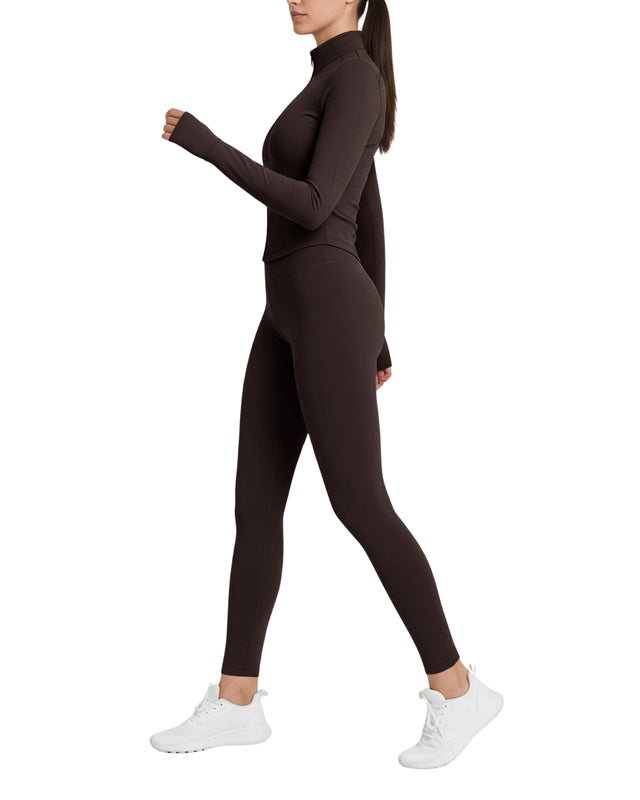 AEROSKIN COMPRESSION JACKET Dark Brown