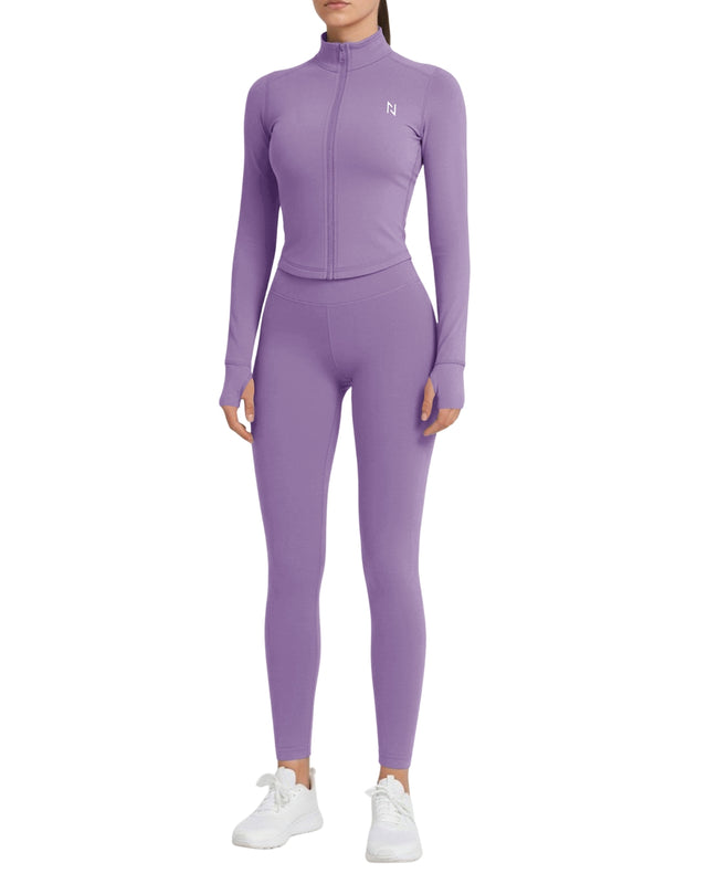 High Waisted Leggings PURPLE