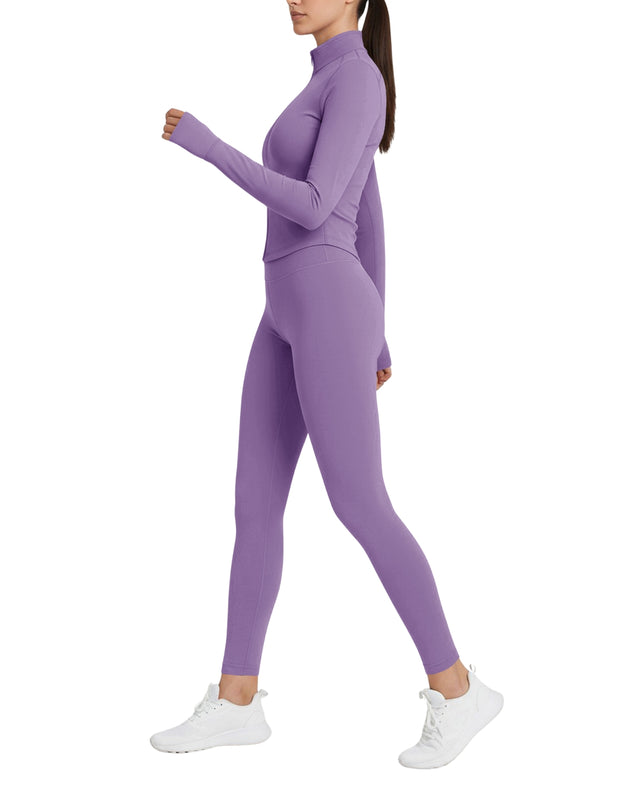 High Waisted Leggings PURPLE