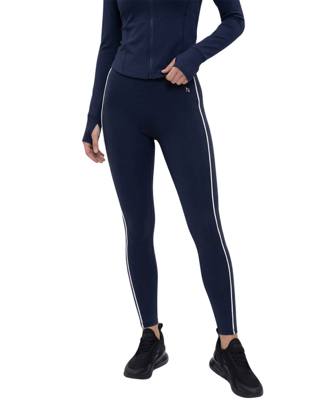 NOMAD High Waisted Seamless Contour Piping leggings