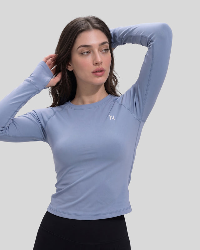 AEROSKIN COMPRESSION T-SHIRT SKY