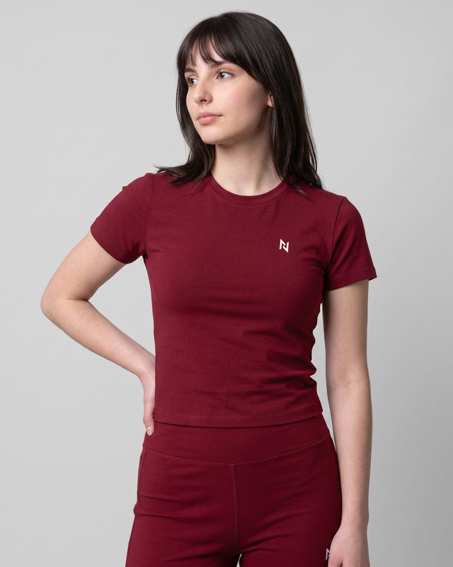 Aeroskin Half Sleeve compression Shirt Maroon