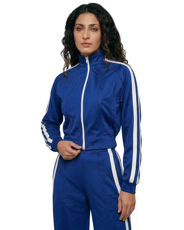 Prime Fleece Zipper Jacket Royal Blue