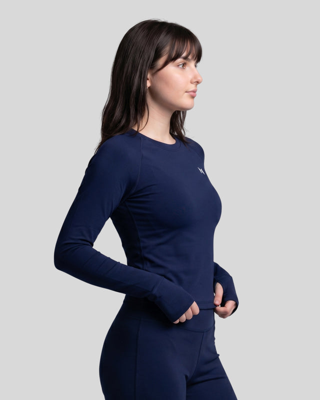 AEROSKIN COMPRESSION T-SHIRT NAVY