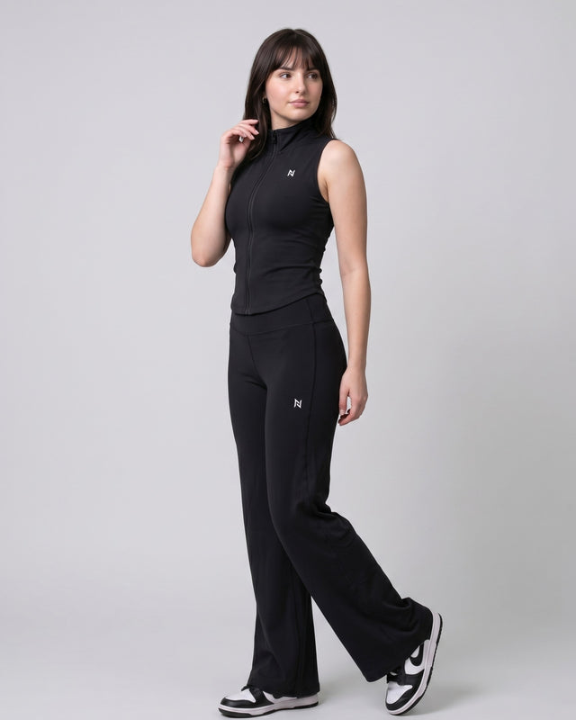 AEROSKIN SLEEVELESS COMPRESSION JACKET BLACK