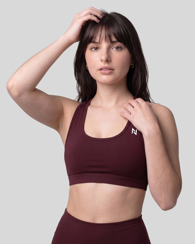 High Impact Bra Burgundy