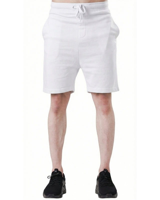 ESSENTIAL LOUNGE TERRY SHORTS WHITE