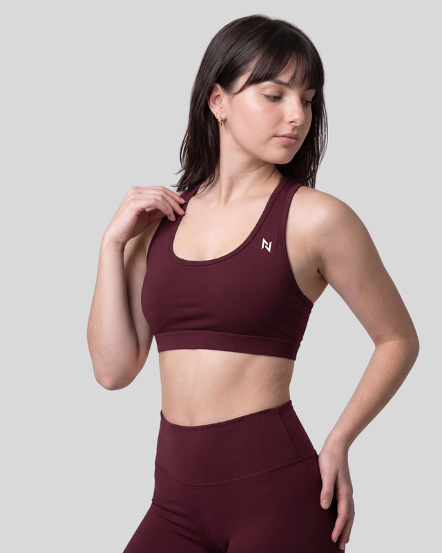 High Impact Bra Burgundy