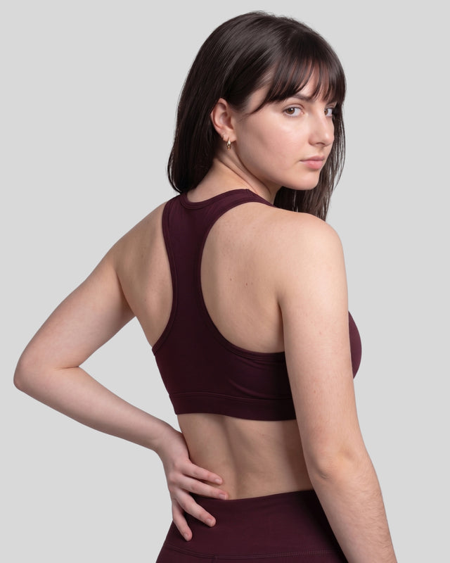 High Impact Bra Burgundy