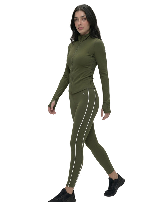 NOMAD High Waisted Seamless Contour Piping leggings