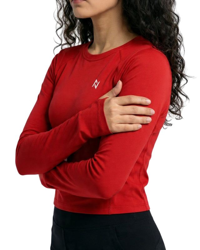 AEROSKIN COMPRESSION T-SHIRT RED