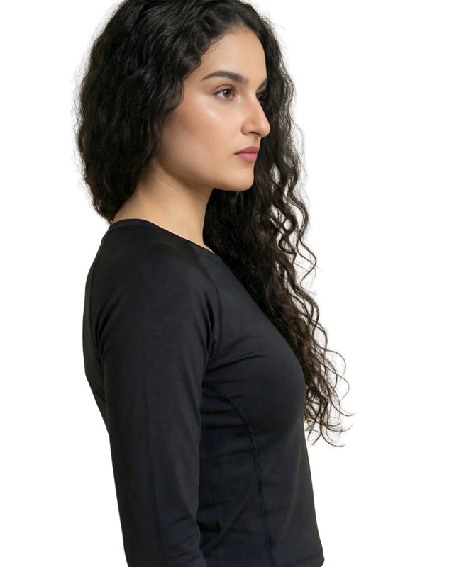 AEROSKIN COMPRESSION T-SHIRT BLACK