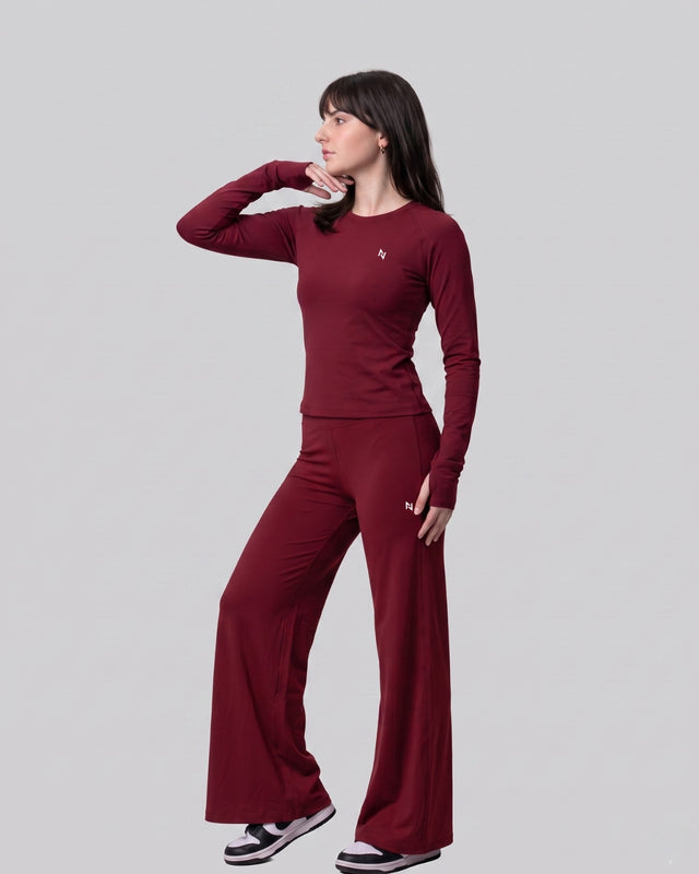 AEROSKIN COMPRESSION T-SHIRT MAROON