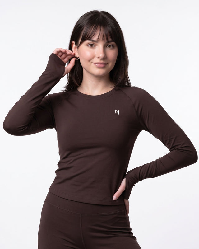 AEROSKIN COMPRESSION T-SHIRT Dark Brown