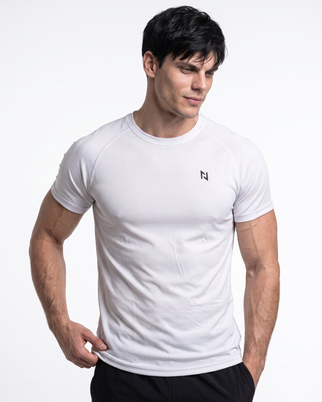 Muscle Fit Air Tee White