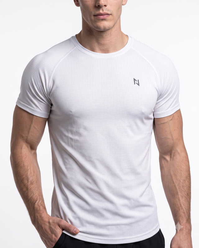 Muscle Fit Air Tee White