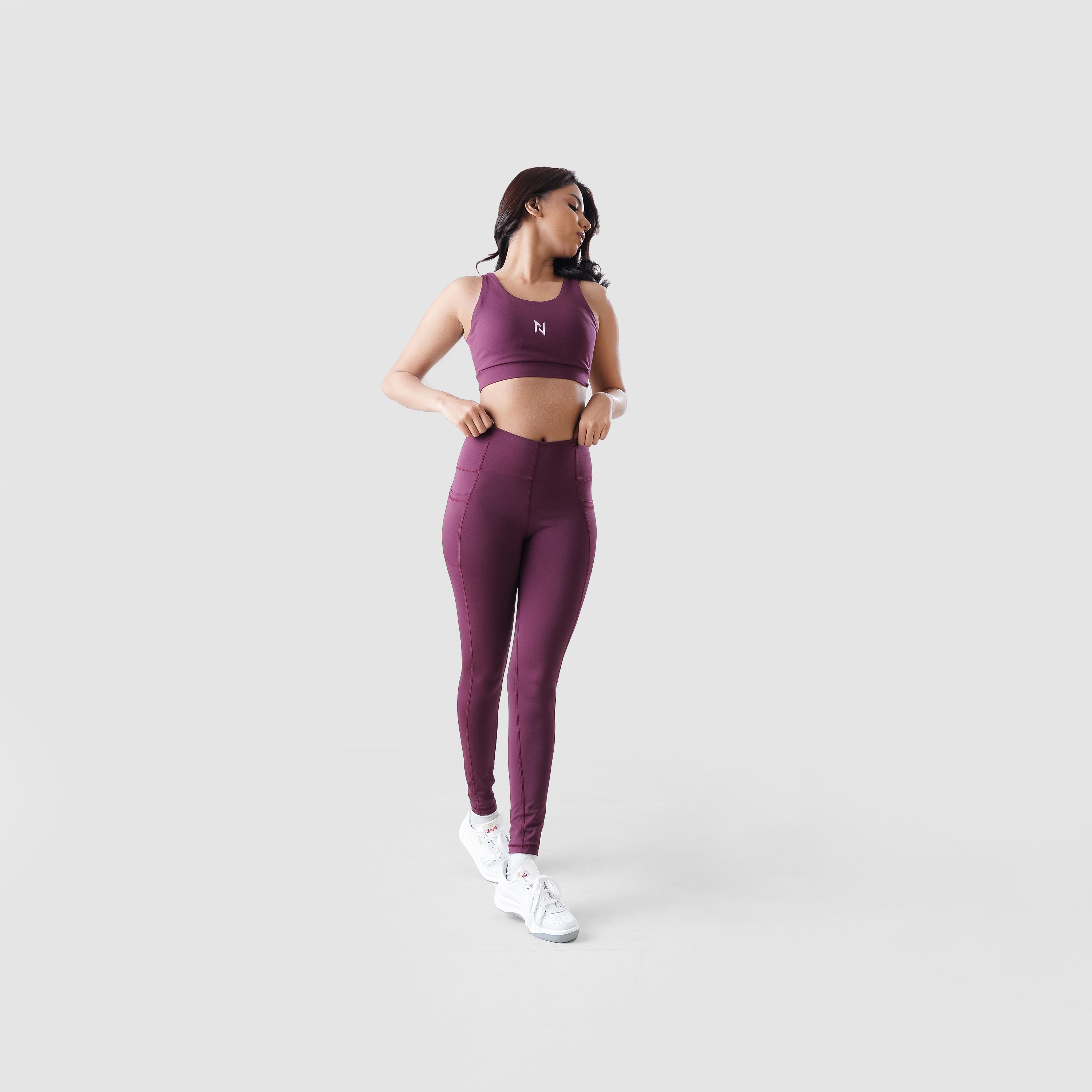 Aero Dry Sports Bra Burgundy