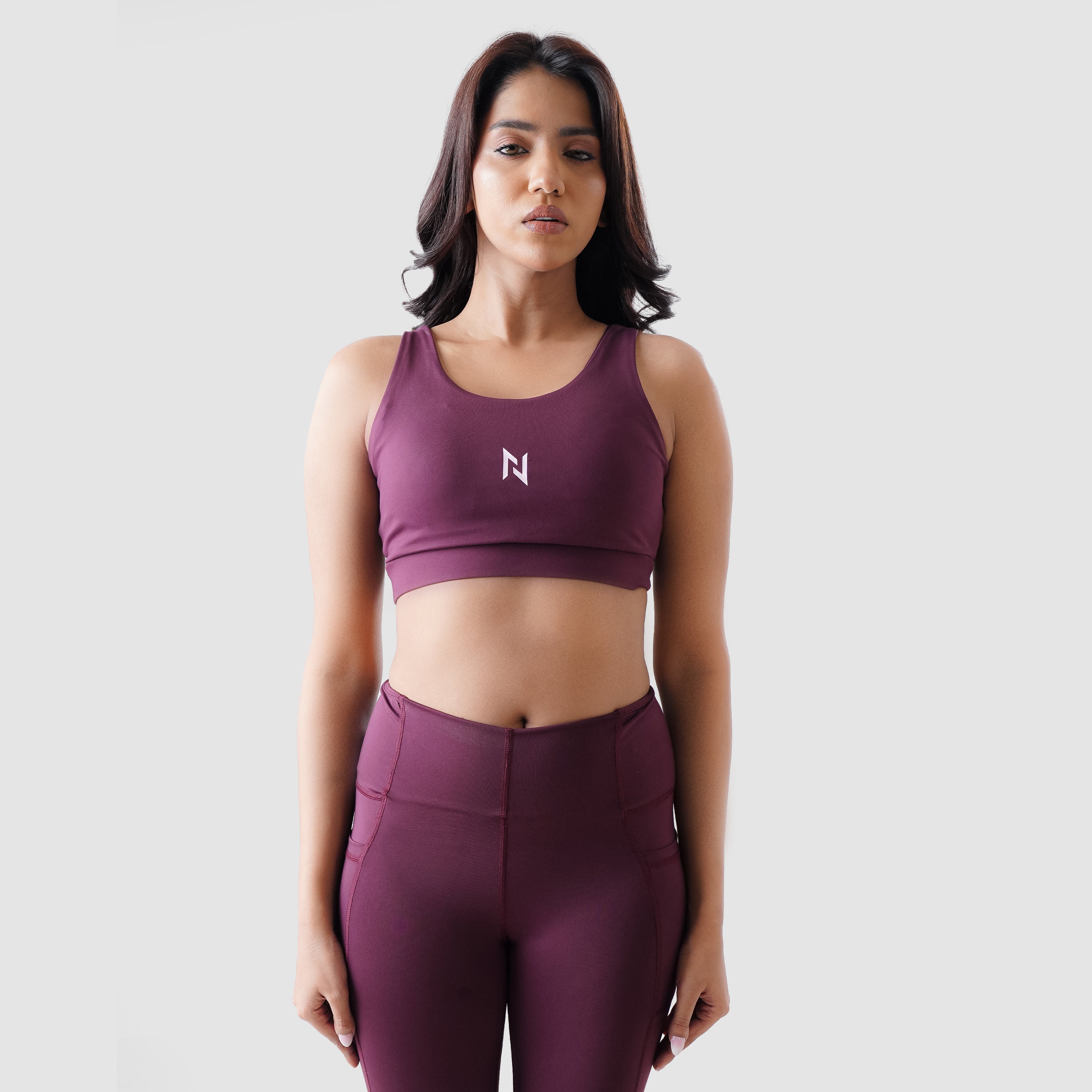 Aero Dry Sports Bra Burgundy