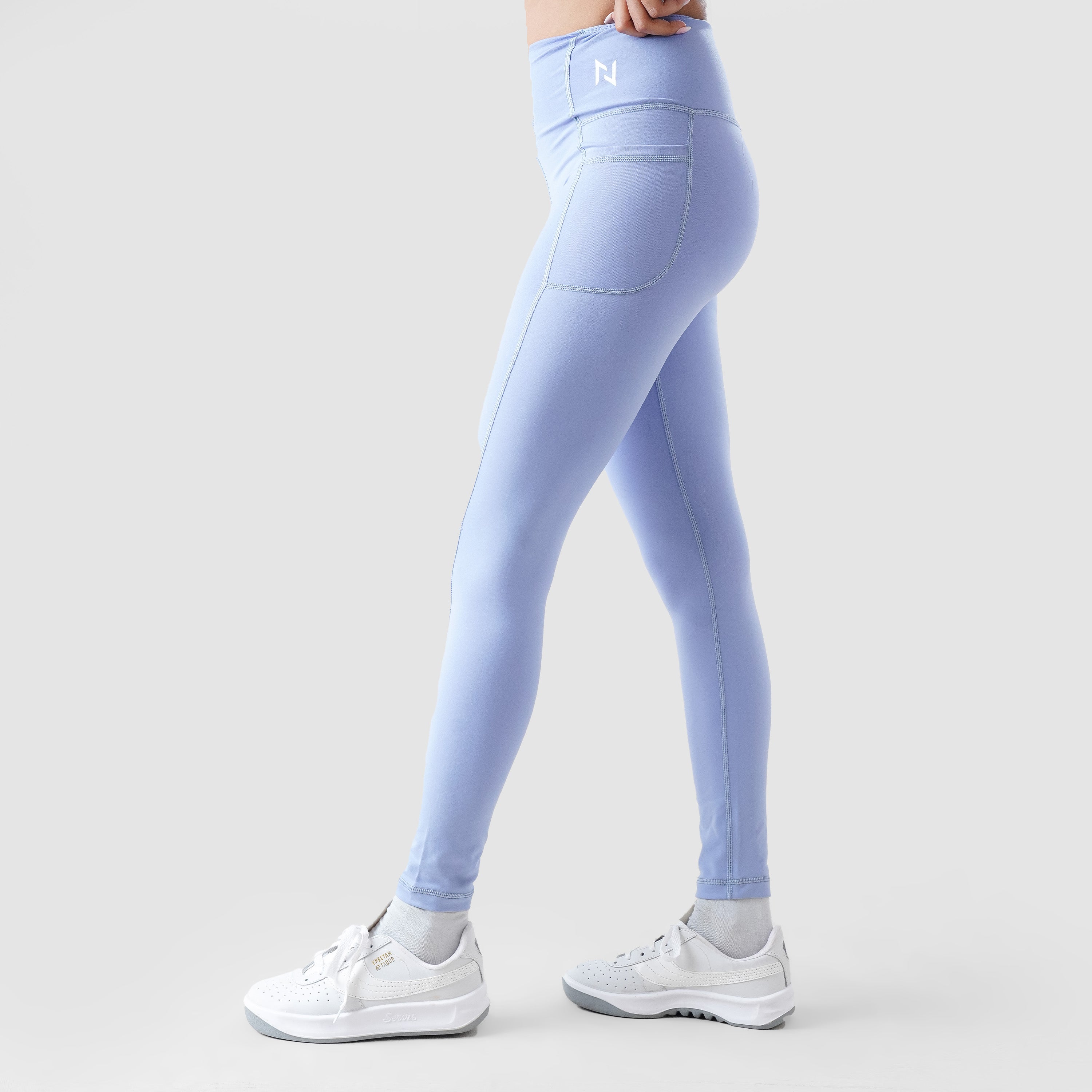 High Waisted Leggings Sky Blue