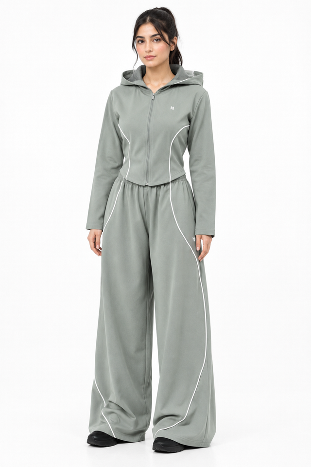 NOMAD Woven Terry Women Trouser Ash Gray