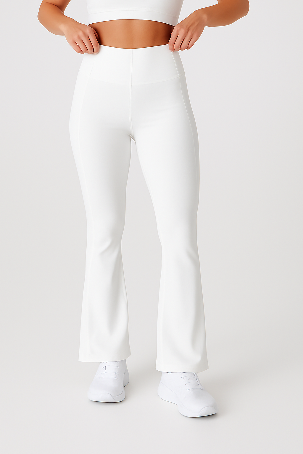 Nomad Flare Leggings White Nomad Apparel